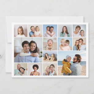 Create Your Own 14 Photo Collage Card