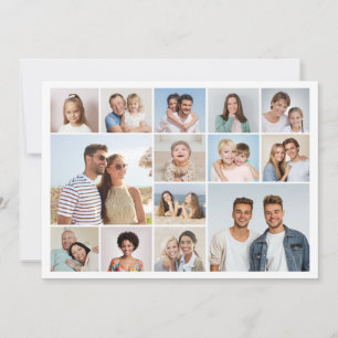 Create Your Own 14 Photo Collage Card