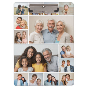 Create Your Own 14 Photo Collage Clipboard