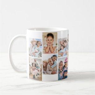 Create your Own 14 Photo Collage Coffee Mug
