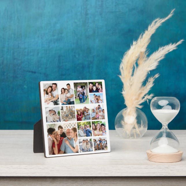 Create Your Own 14 Photo Collage Plaque (Insitu)