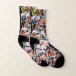 Create Your Own 14 Photo Collage Socks<br><div class="desc">Personalized all over print socks featuring 14 photos for you to replace with your own,  a quirky unique gift for family and friends!</div>