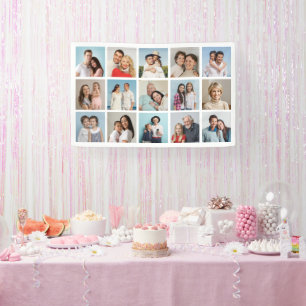 Create Your Own 15 Photo Collage Banner
