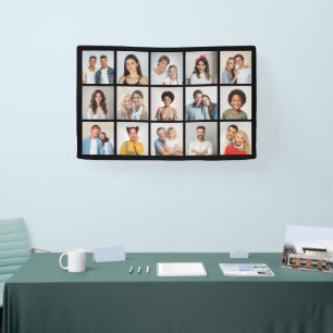 Create Your Own 15 Photo Collage Banner