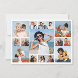 Create Your Own 15 Photo Collage  Card