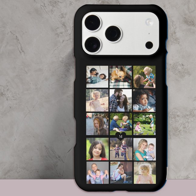 Create your own 15 photo collage monogrammed (Creator Uploaded)