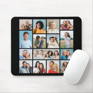 Create Your Own 15 Photo Collage Mouse Pad