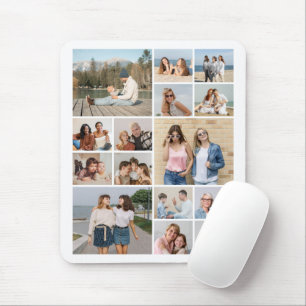 Create Your Own 15 Photo Collage Mouse Pad