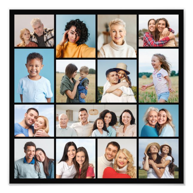 Create Your Own 15 Photo Collage Photo Enlargement (Front)