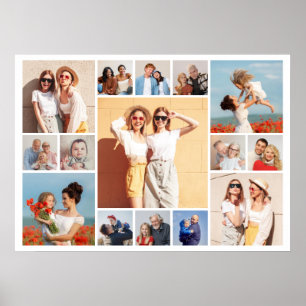 Create Your Own 15 Photo Collage  Poster