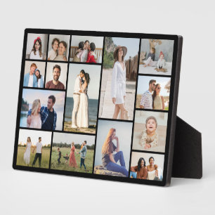 Create Your Own 15 Photo Collage Poster Plaque