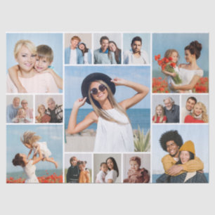 Create Your Own 15 Photo Collage Tissue Paper