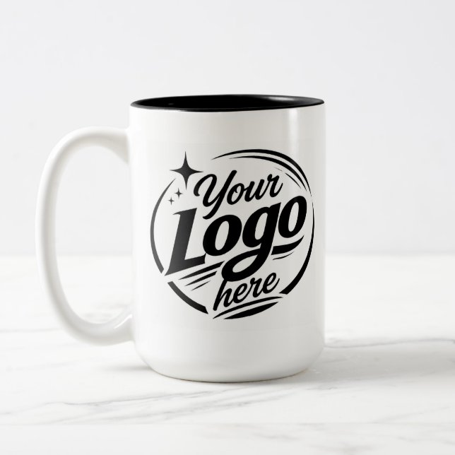 Create Your Own 15oz Two Tone Coffee Mug (Left)