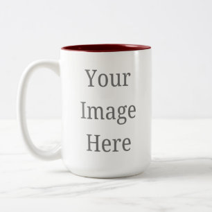 Create Your Own 15oz Two Tone Coffee Mug