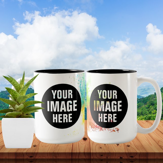 Create Your Own 15oz Two Tone Coffee Mug (Creator Uploaded)