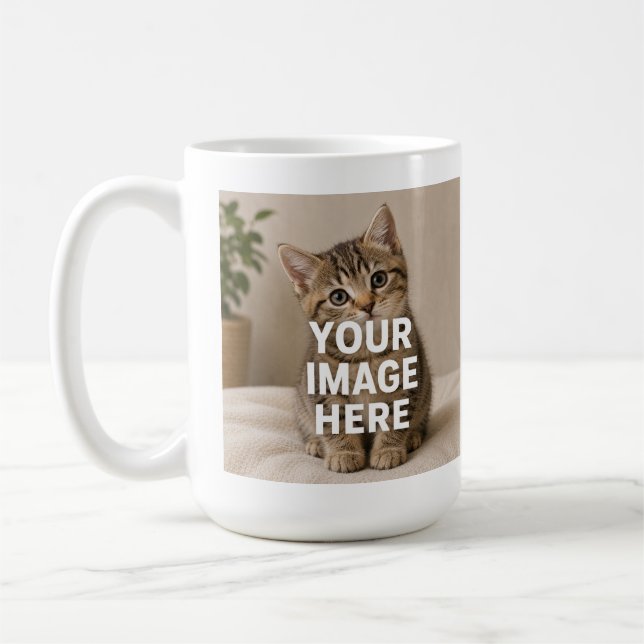 Create Your Own 15oz Two Tone Coffee Mug (Left)