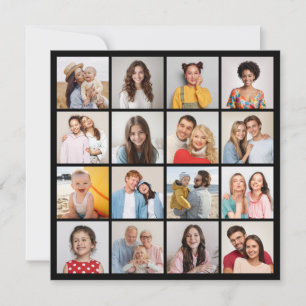 Create Your Own 16 Photo Collage Card