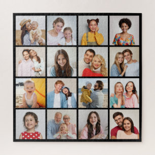 Create Your Own 16 Photo Collage Jigsaw Puzzle