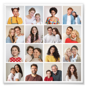 Create Your Own 16 Photo Collage Photo Enlargement