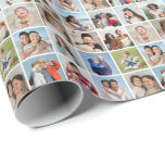 Create Your Own 16 Photo Collage Wrapping Paper<br><div class="desc">Create your own 16 Photo Collage for Christmas, Birthdays, Weddings, Anniversaries, Graduations, Father's Day, Mother's Day or any other Special Occasion, with our easy-to-use design tool. Add your favourite photos of friends, family, vacations, hobbies and pets and you'll have a stunning, one-of-a-kind photo collage. Our custom photo collage is perfect...</div>