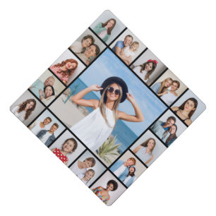 Create Your Own 17 Photo Collage  Graduation Cap Topper
