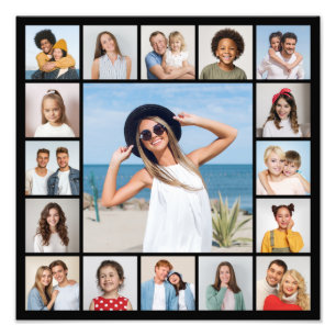 Create Your Own 17 Photo Collage Photo Enlargement Print