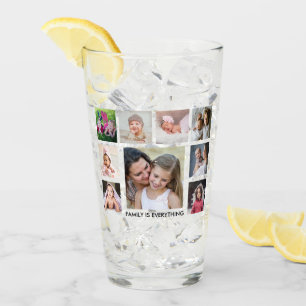 Create Your Own 18 Family Quote Photo Collage    Glass