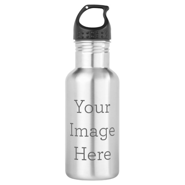 Water Bottle, Stainless Steel, 532 ml (Front)