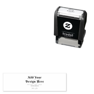 Create Your Own 1.4" x 0.4" Self-inking Stamp