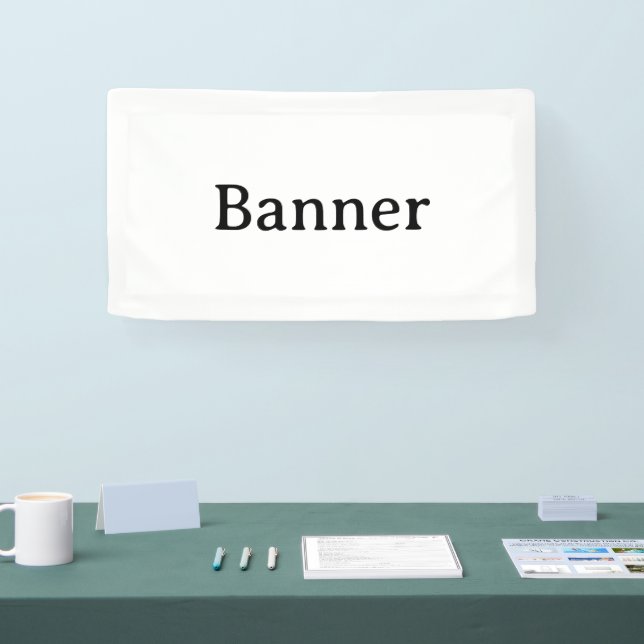 Create Your Own 1.6' x 3' Indoor Banner (Tradeshow)