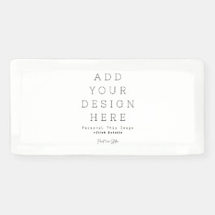 Create Your Own 1' x 2' Banner