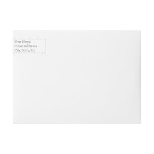 Create Your Own 1" x 7.25" Return Address Labels