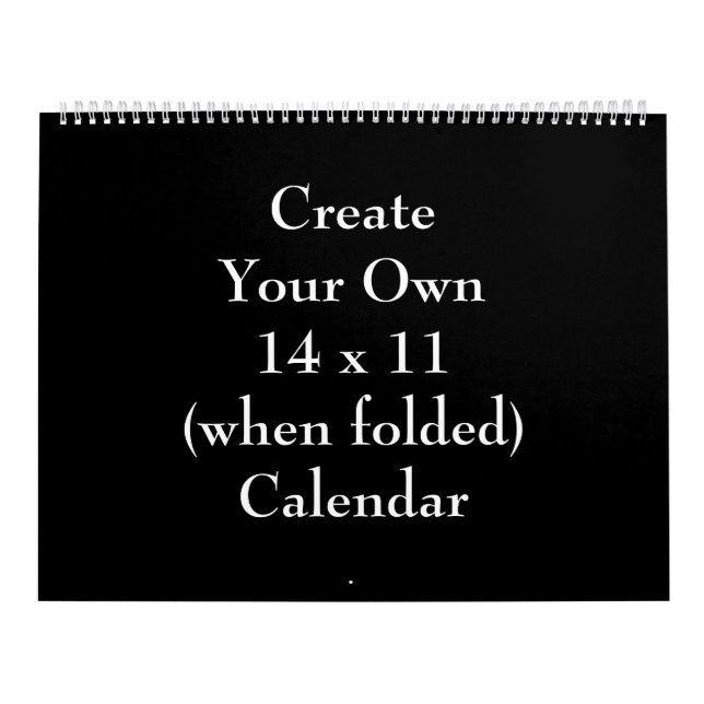 Create Your Own ~ 2019 Calendar (Cover)