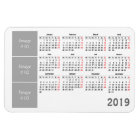 Create your own 2019 calendar