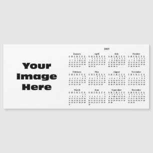 Create Your Own 2019 Custom Calendar Magnetic Card
