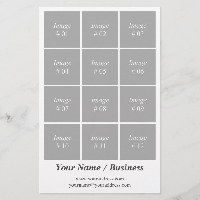 Create your own 2021 calendar flyer (Back)