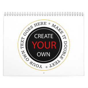 Create Your Own 2025 Personalized, branded / Photo Calendar