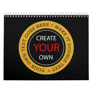 Create Your Own 2025 Personalized, branded / Photo Calendar