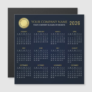 Create Your Own 2026 Company Calendar Magnet