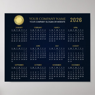 Create Your Own 2026 Company Calendar    Poster