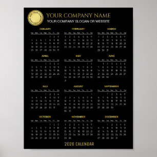 Create Your Own 2026 Company Calendar    Poster