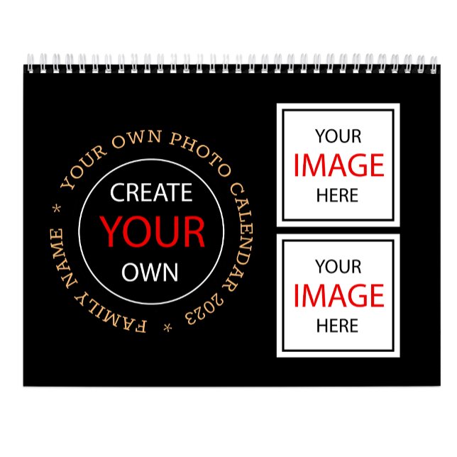Create Your Own 2027 Photo Personalized / Custom Calendar (Photo Calendar Template / customize)