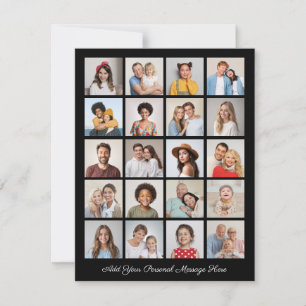 Create Your Own 20 Photo Collage Add Your Greeting Card