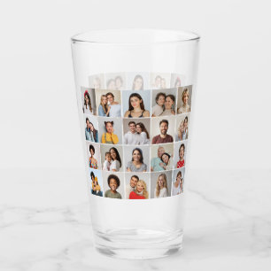 Create Your Own 20 Photo Collage Glass