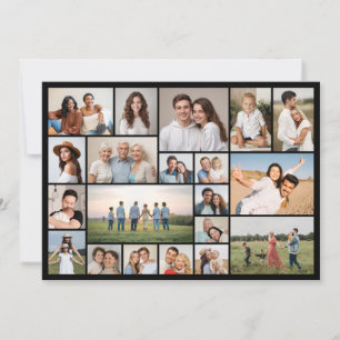 Create Your Own 20 Photo Collage Greeting Card