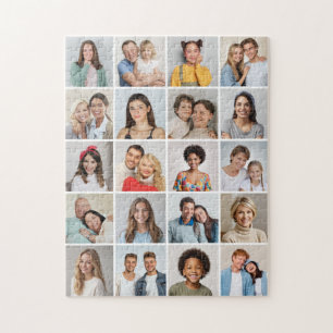 Create Your Own 20 Photo Collage Jigsaw Puzzle