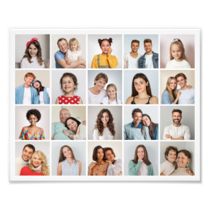 Create Your Own 20 Photo Collage Photo Enlargement Print
