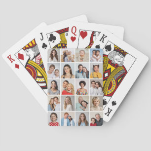 Create Your Own 20 Photo Collage  Playing Cards