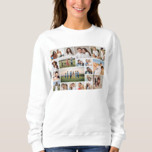 Create Your Own 20 Photo Collage Sweatshirt