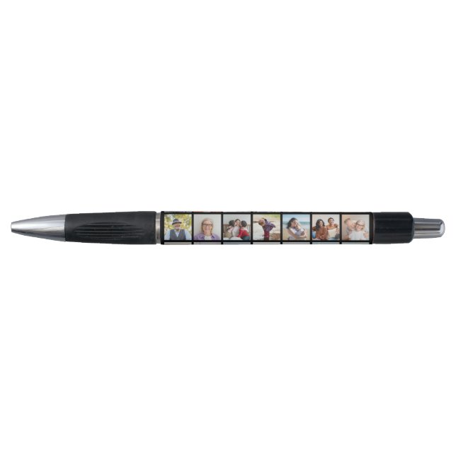 Create Your Own 21 Photo Collage Editable Colour Pen (Front)